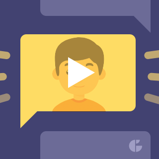 Video reply logo