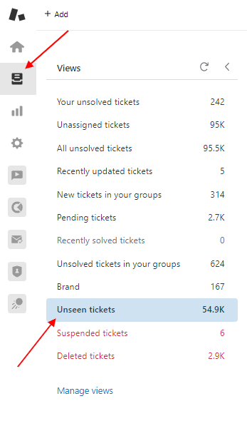 Unseen Ticket View