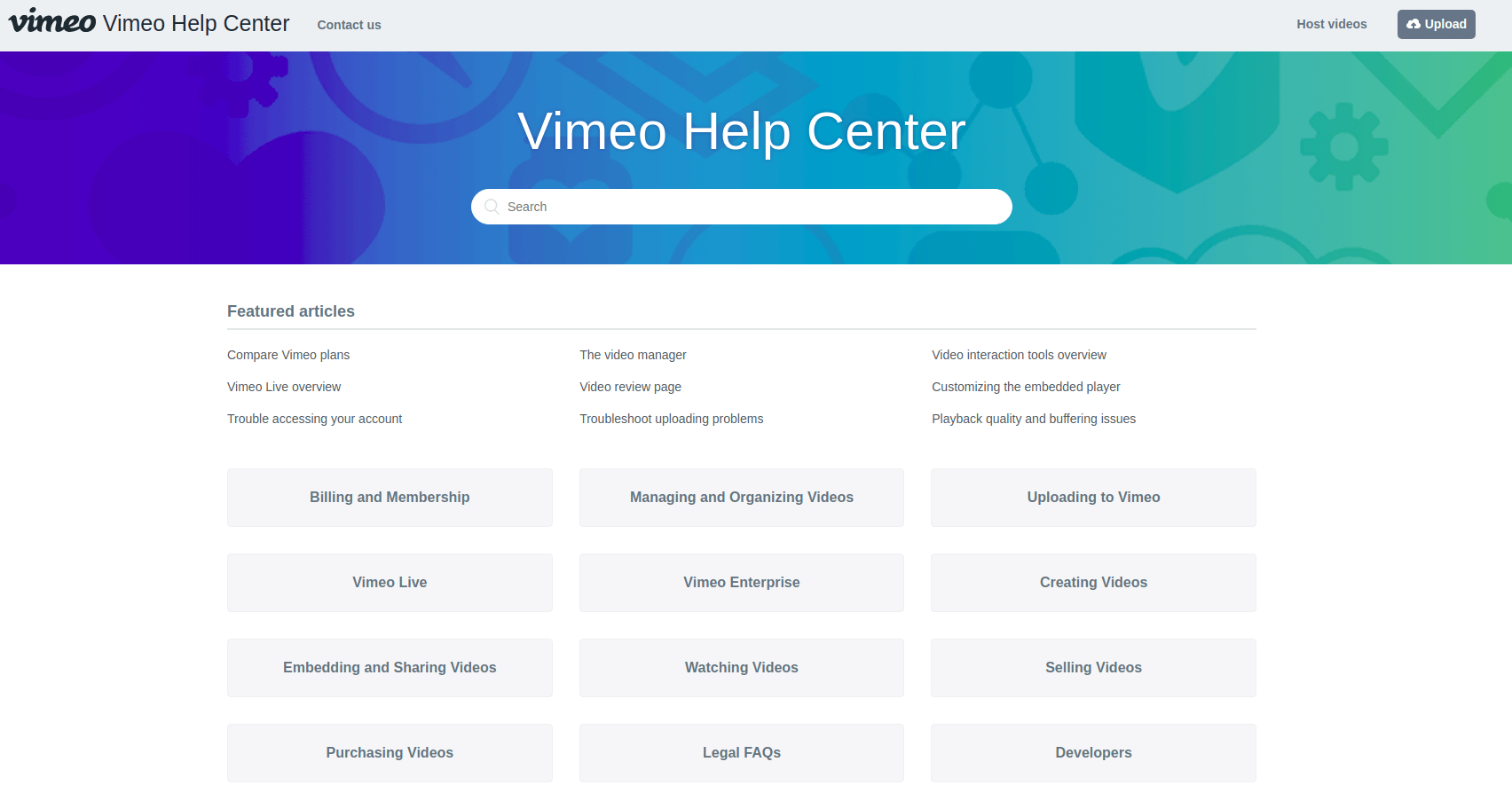Vimeo support