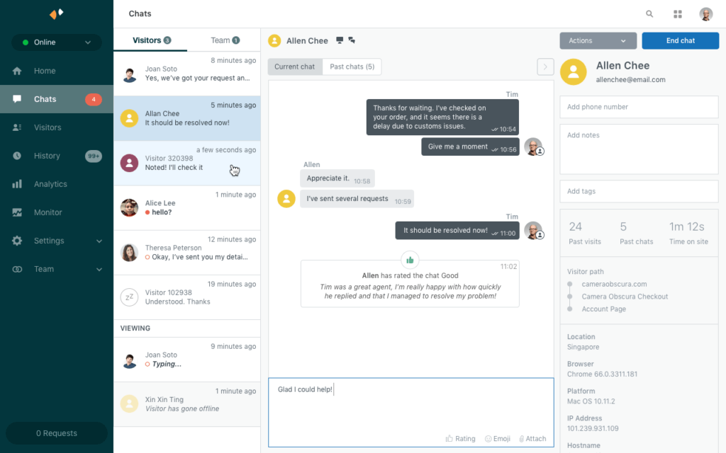 Zendesk ticketing system