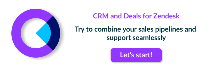 Try CRM and Deals for Zendesk