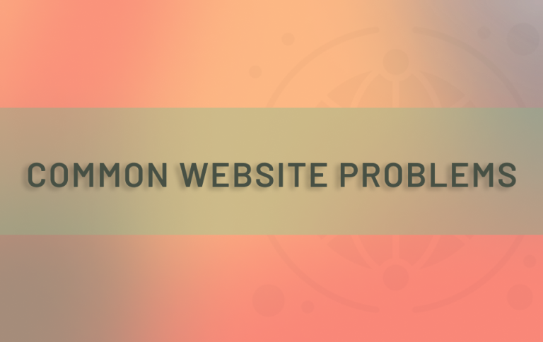 Common Website Problems