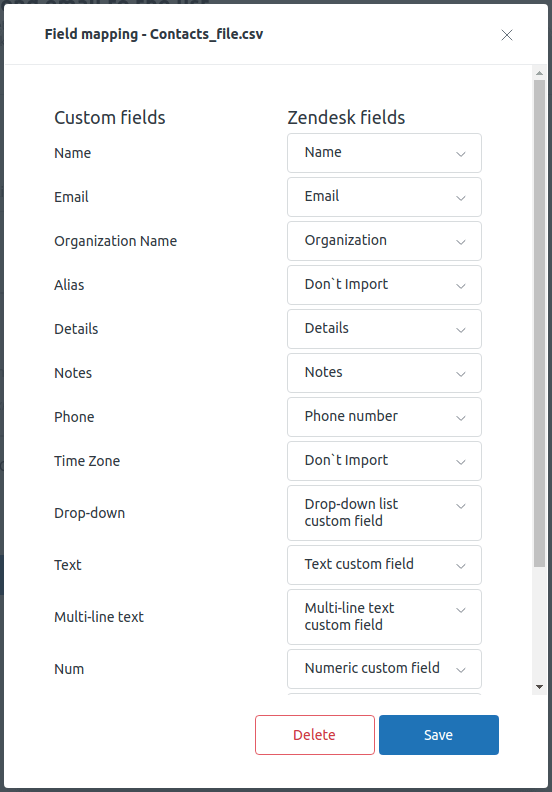 Proactive Campaigns For Zendesk Field Mapping