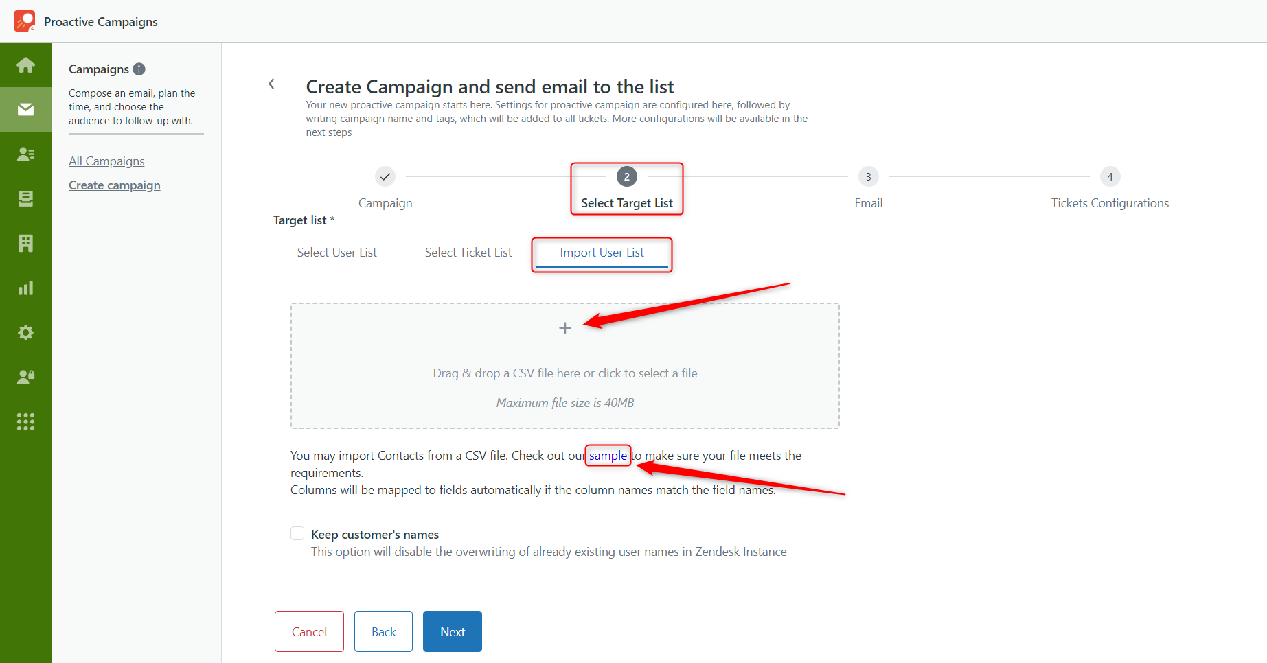 Import A CSV