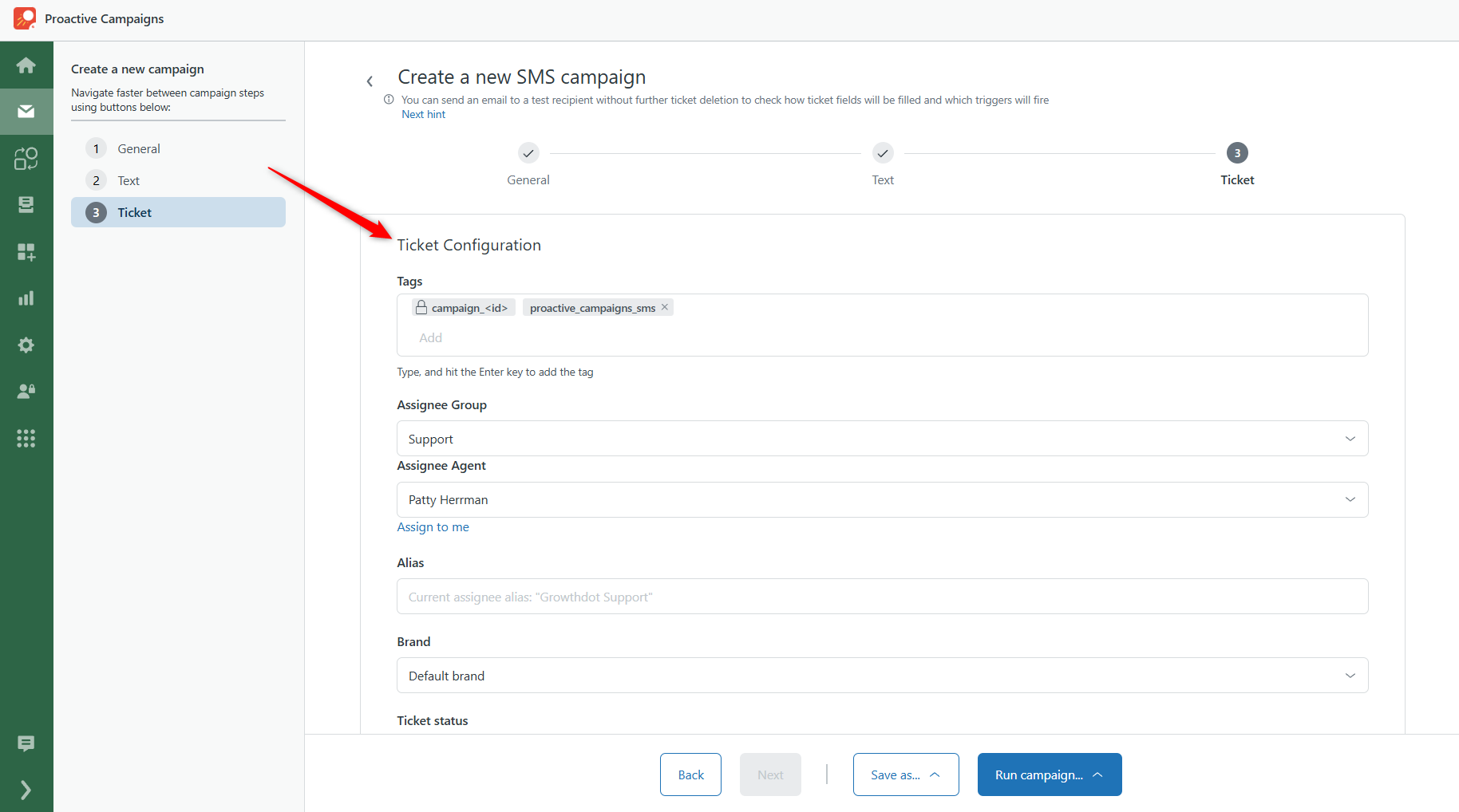 Ticket Configurations