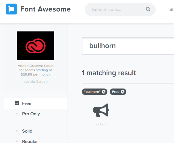 Fontawesome Site