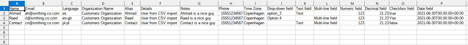 CSV Sample New In Proactive Campaigns