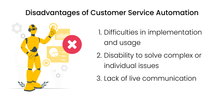 Disadvantages of Customer Service Automation