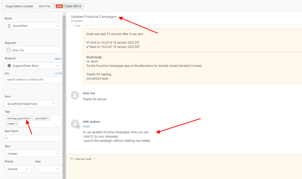 Ticket Queues After Mass Mailing Ticket