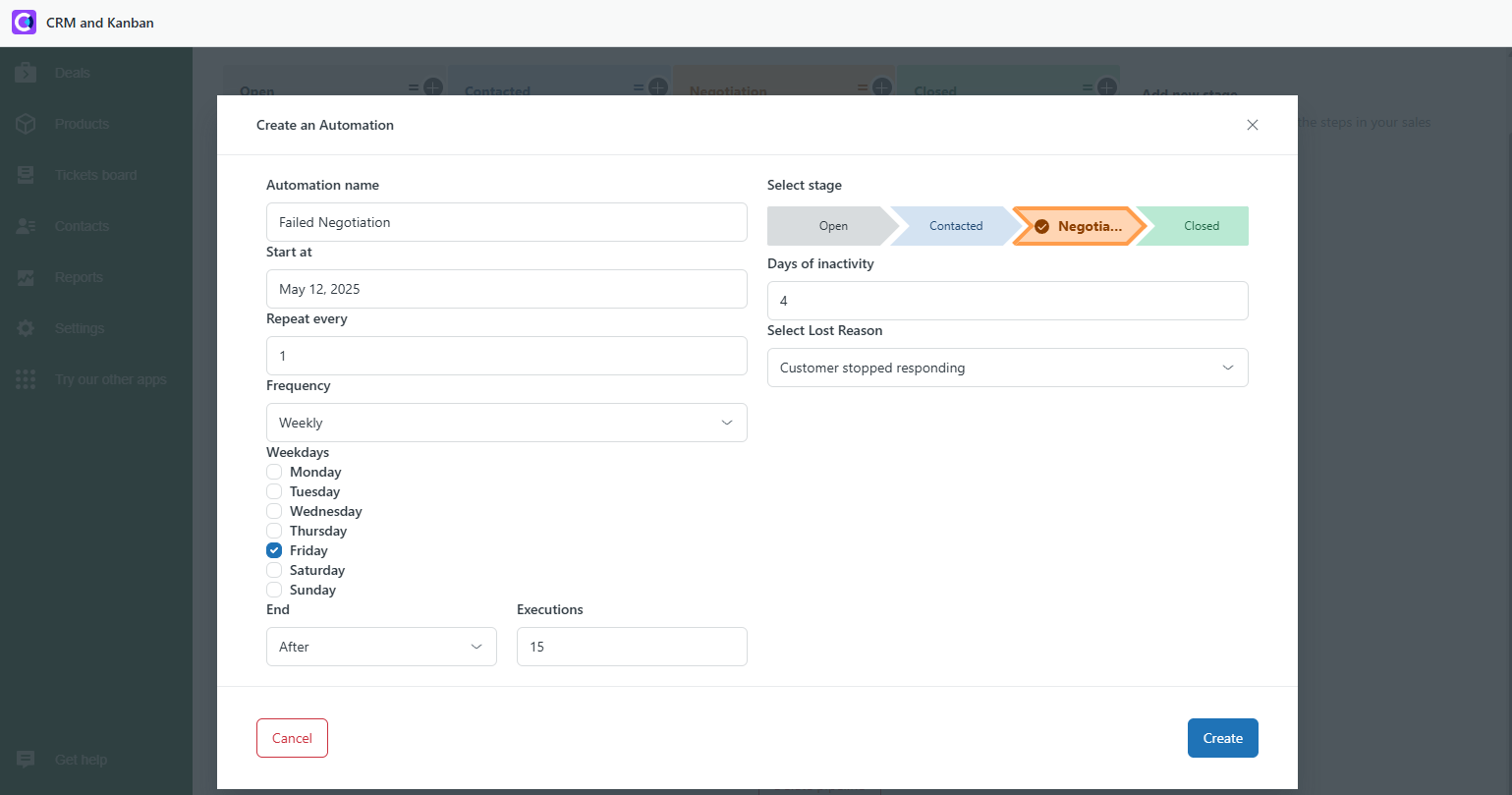 CRM Negotiations Failed