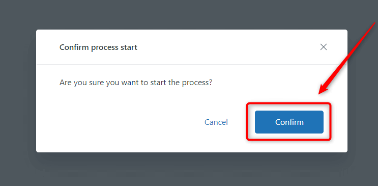 Confirm Process