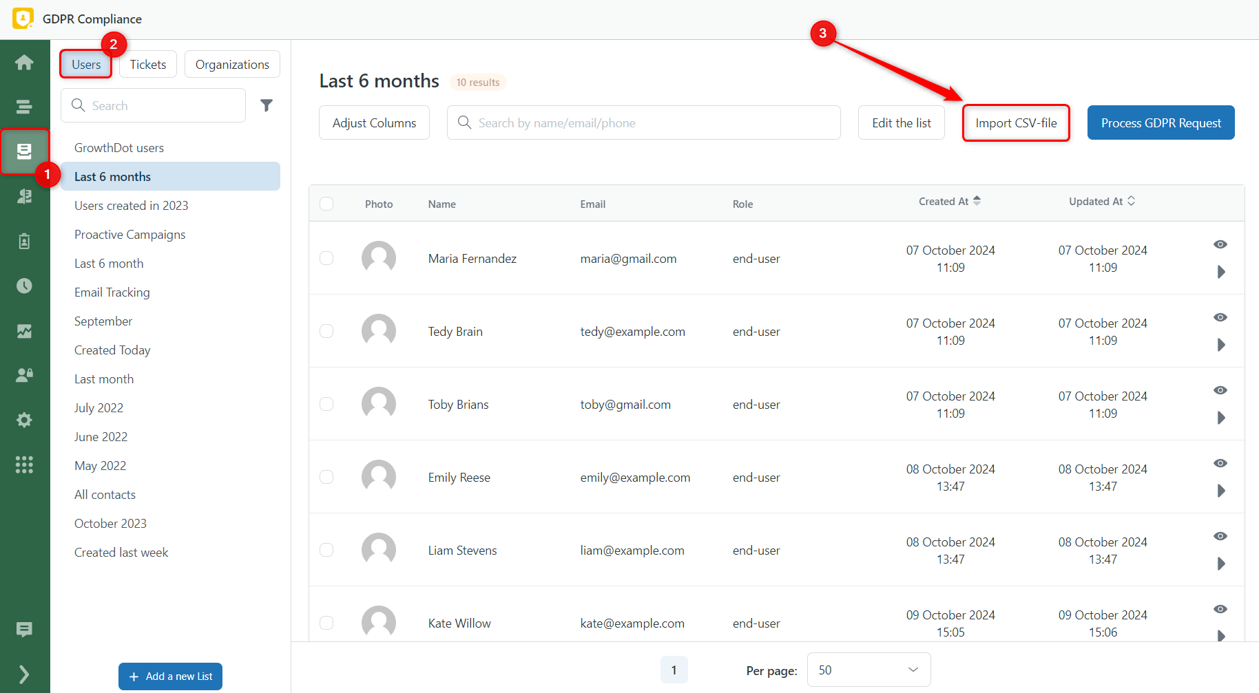 Import CSV File