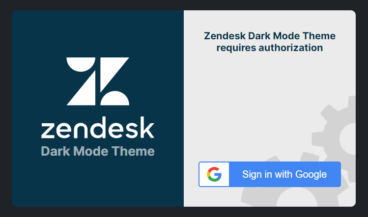 Dark Mode Sign In