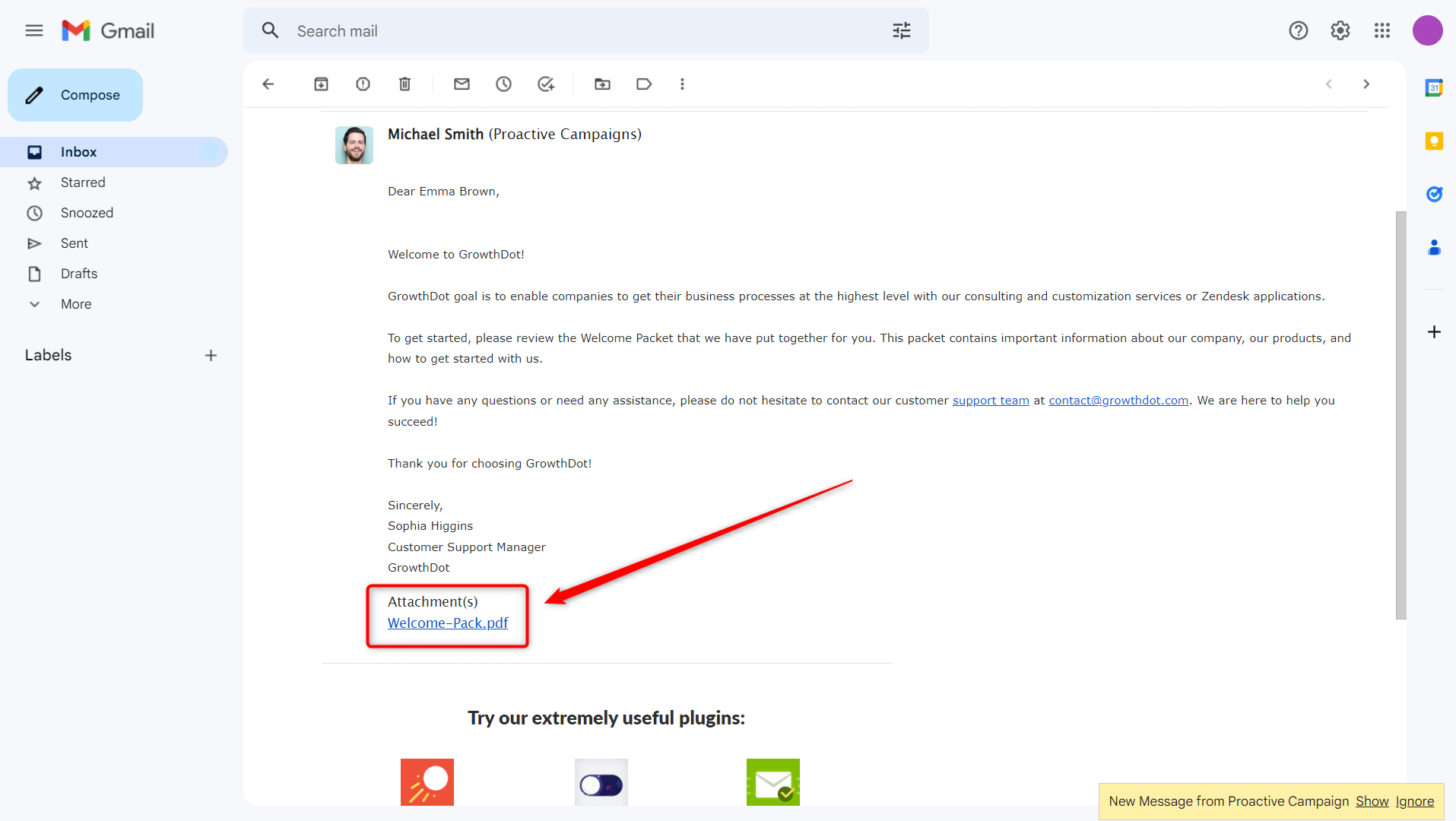 Email Inbox