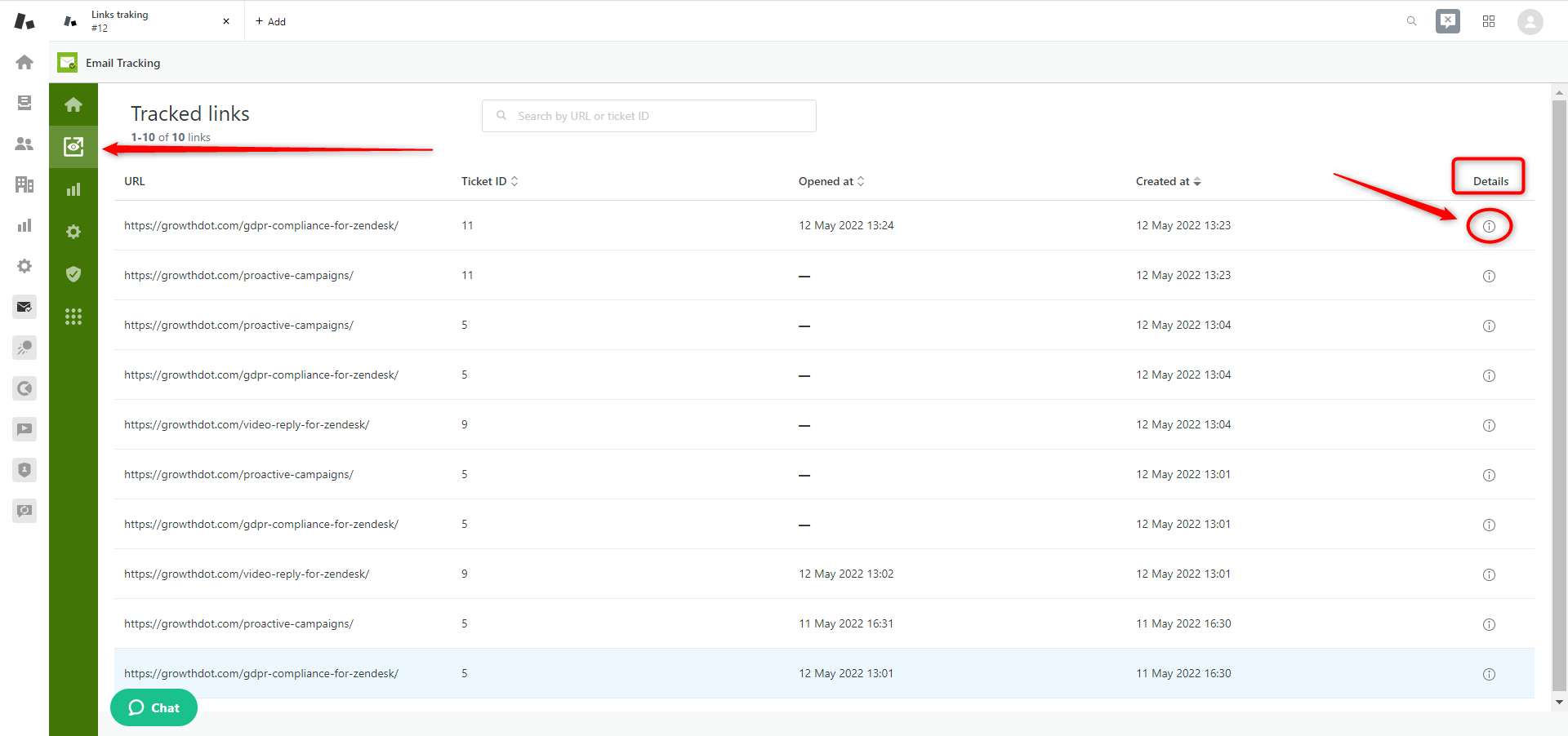 View Statistics