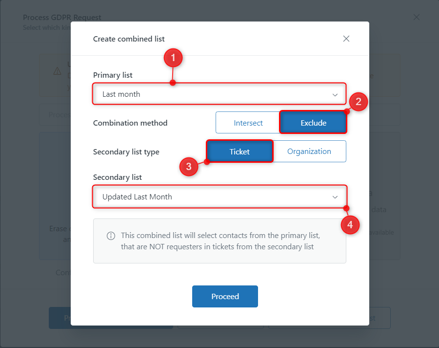 Excluded Option Updated