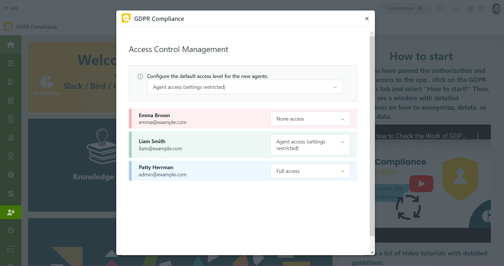 GDPR Compliance Restriction Icon