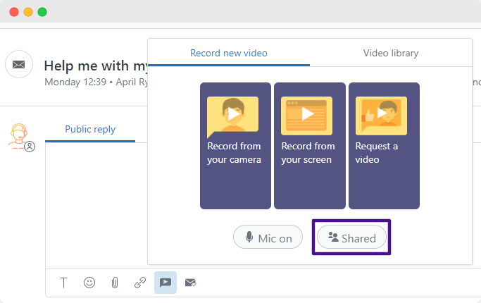 Share Video Reply