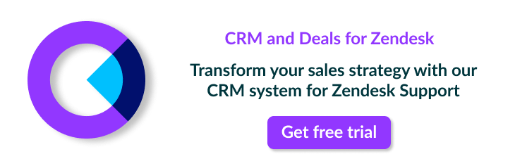 Zendesk CRM and Deals