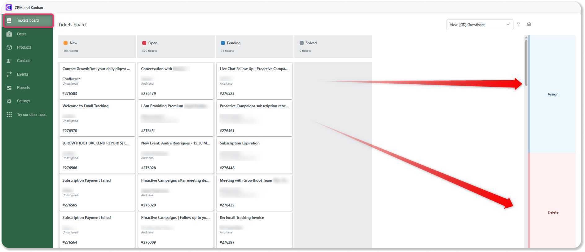 CRM And kanban Sales Board