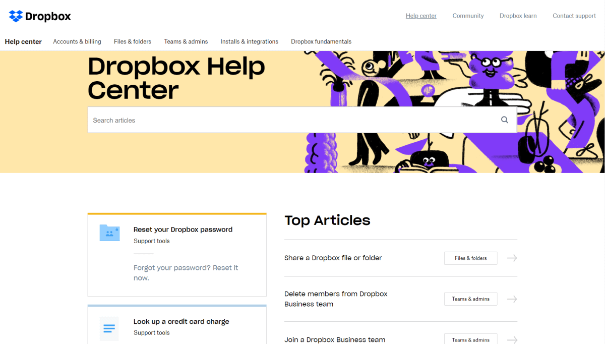 Dropbox-Hilfe