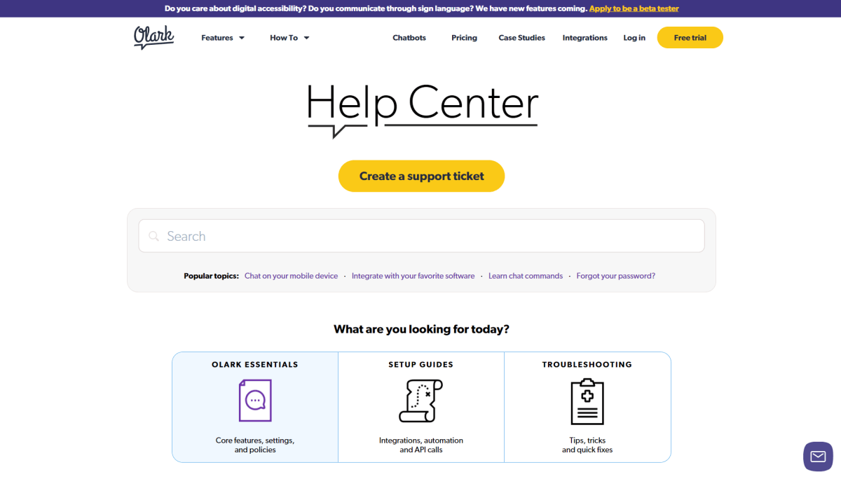 Free Trial Help Center