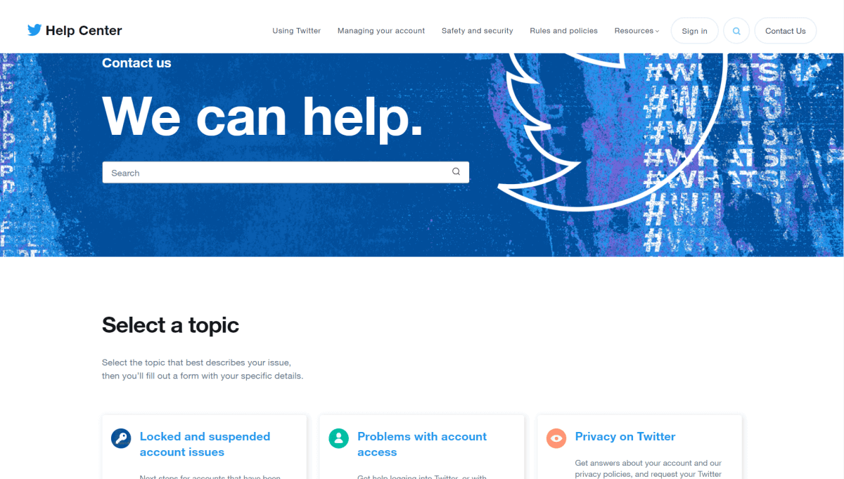 Twitter Help Center