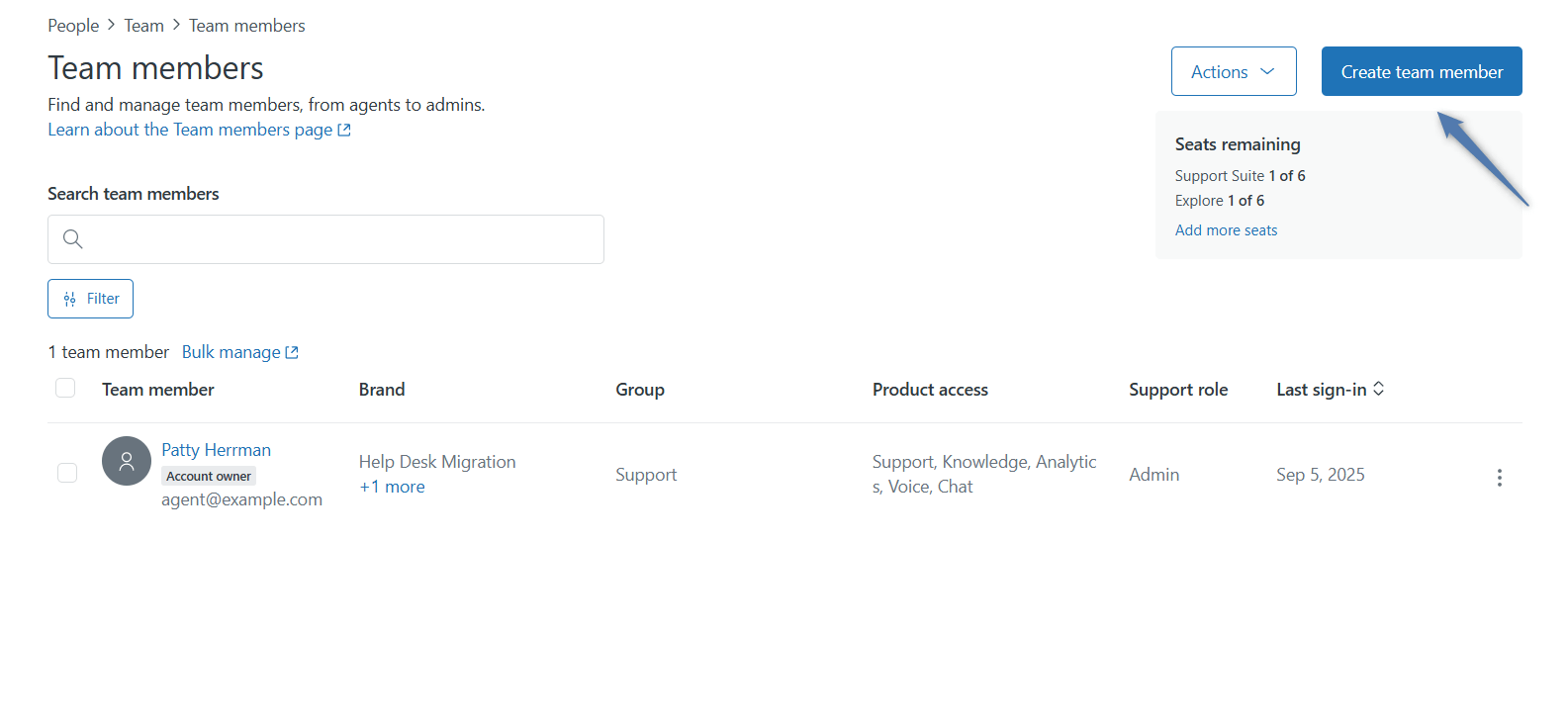 Create Zendesk Agents