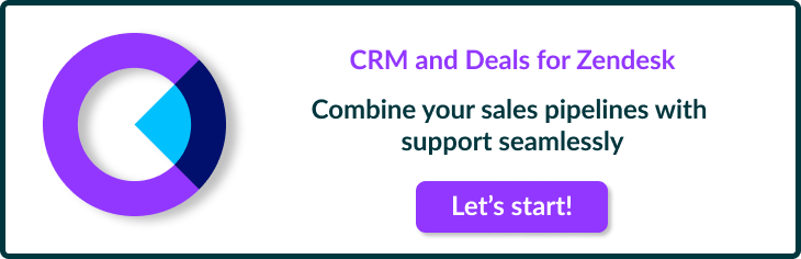 CRM and Deals for Zendesk