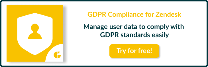 GDPR Compliance for Zendesk