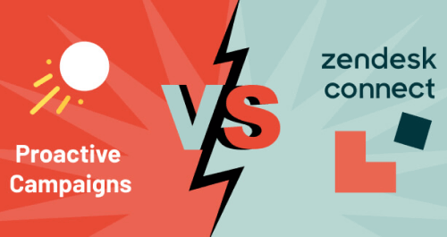 Proactive Campaigns vs. Zendesk Connect