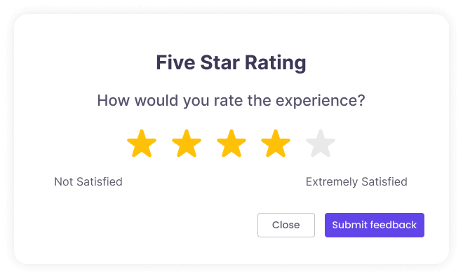 CSAT 5 star rating