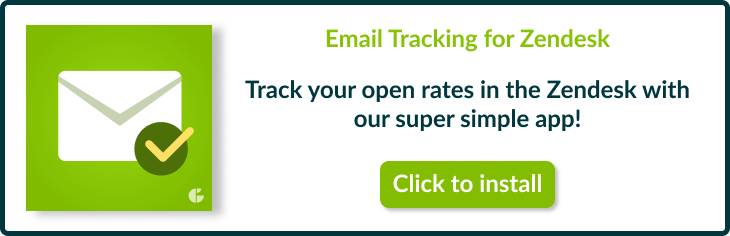 Email Tracking for Zendesk