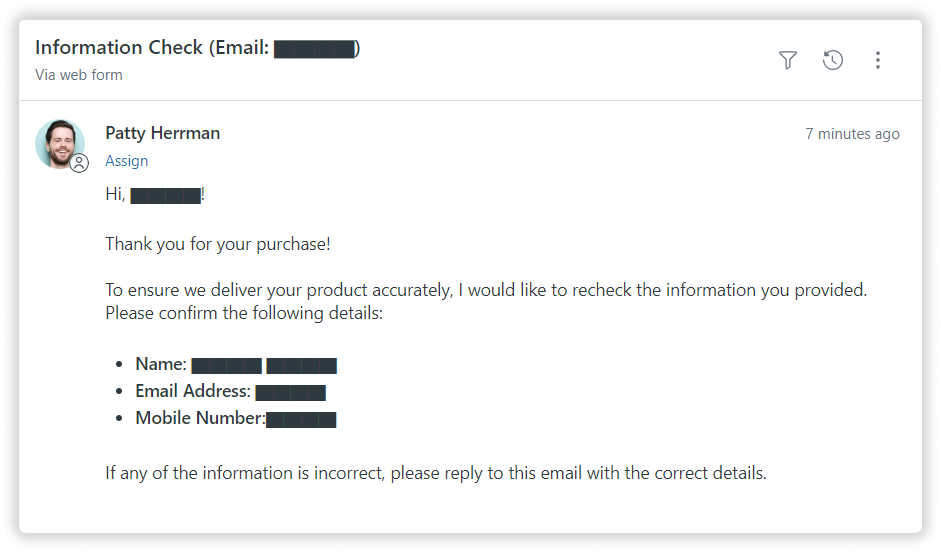 Remove Personal Data