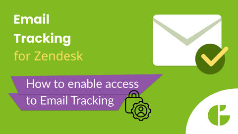 How to enable access to Email Tracking app