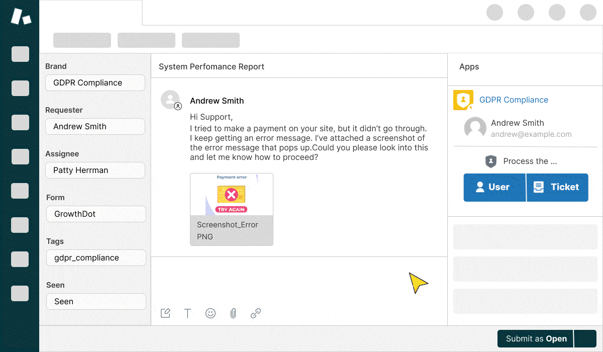 Redacting Attachments in GDPR Compliance