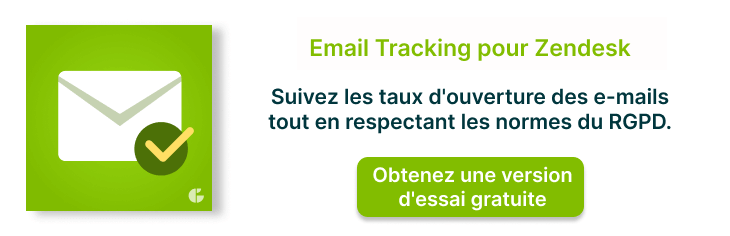 Email Tracking pour Zendesk