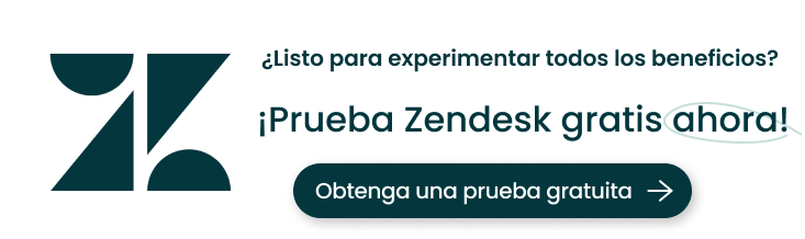 Obtenga una prueba gratuita de Zendesk