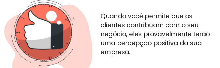 Permita que os clientes contribuam bp Permita que os clientes contribuam bp