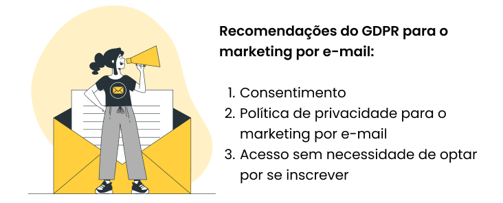 Recomendações do GDPR parao marketing