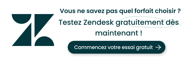 Démarrez votre essai gratuit de Zendesk