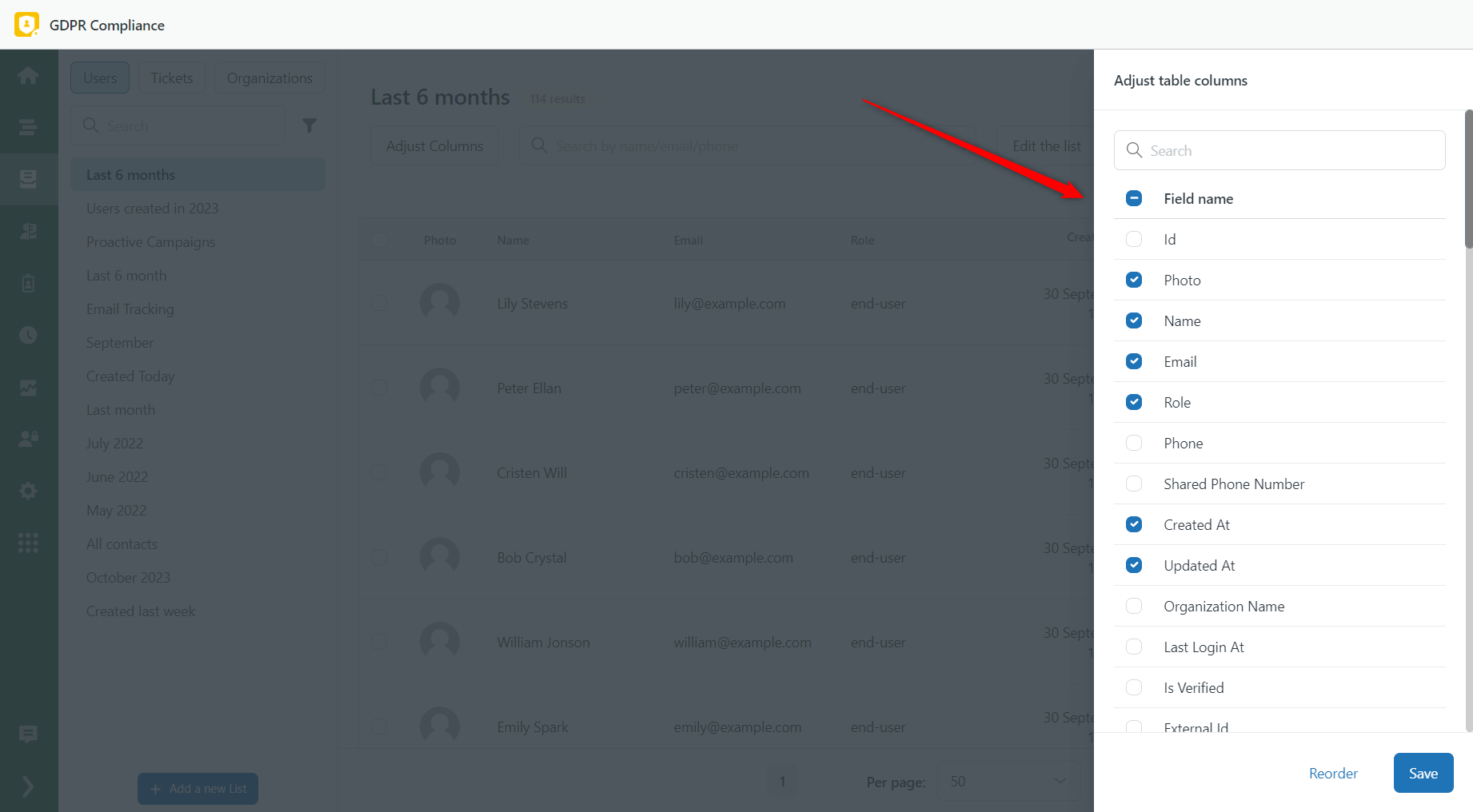  Adjust Table Columns