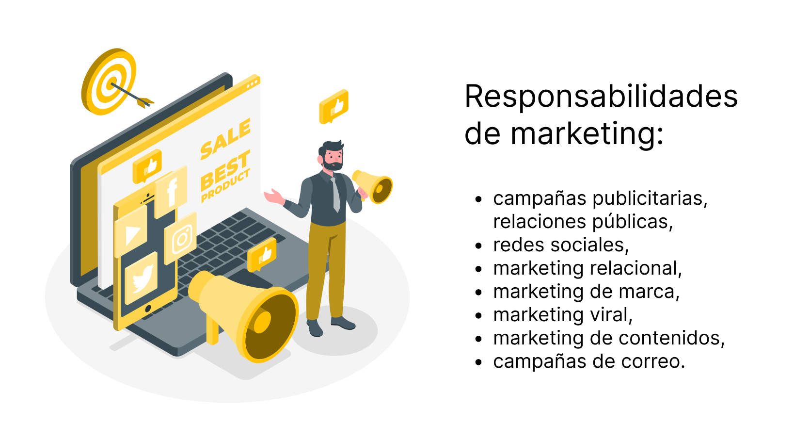 Responsabilidades de marketing