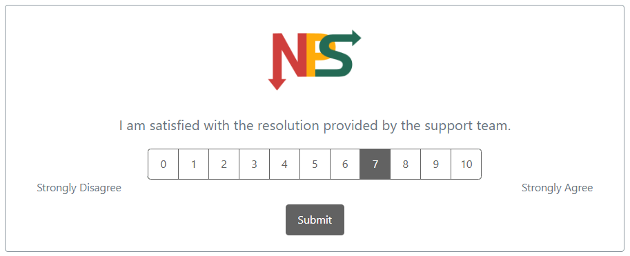 Likert Scale CSAT Question