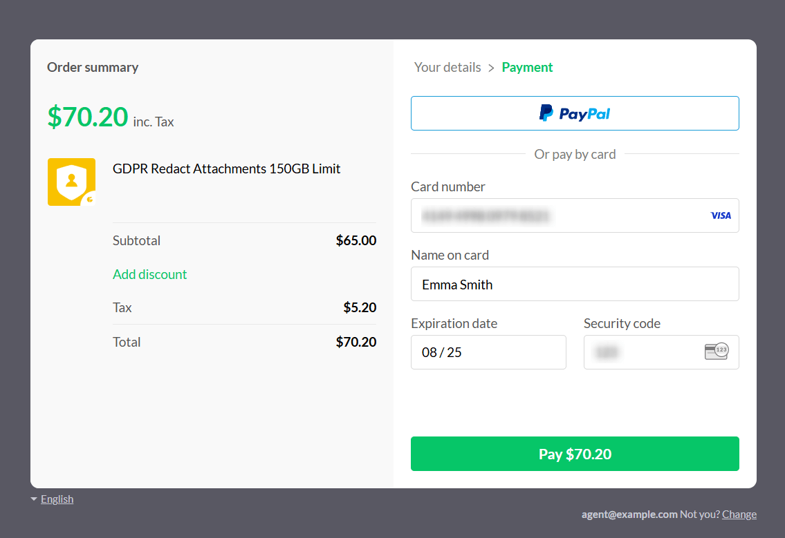 Payment Add-on