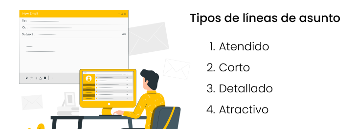 Línea de asunto para seguimiento