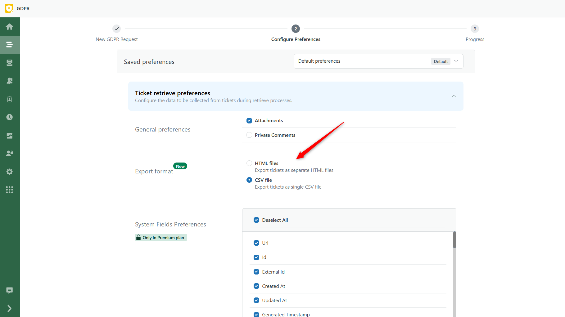 Bulk Retrieve Preferences