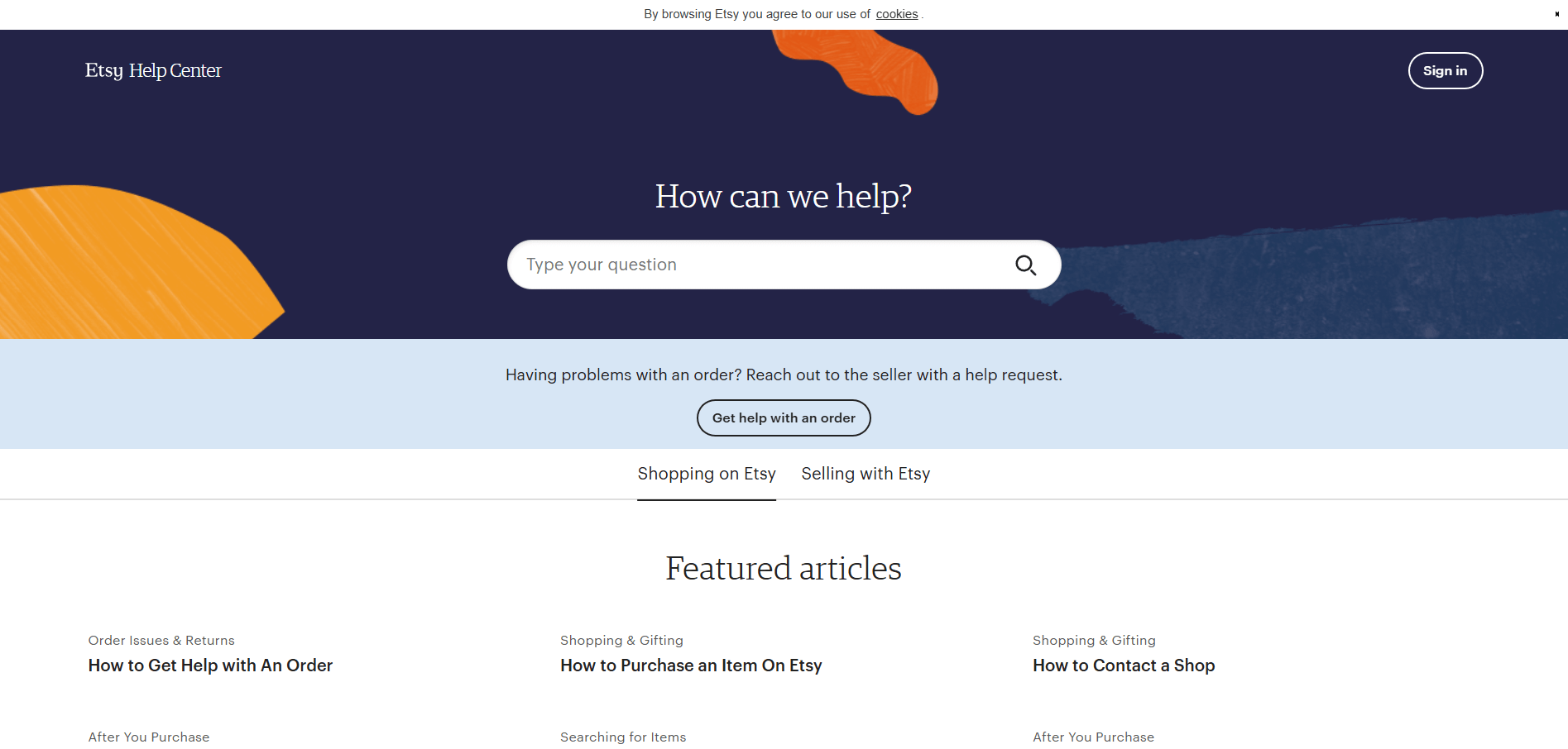 Etsy Zendesk Help Center Design