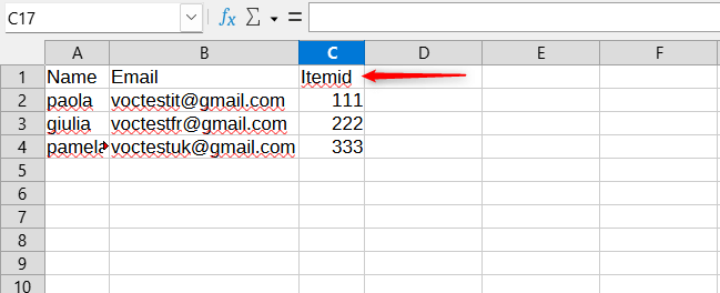 Item ID Custom field Multiple Variables