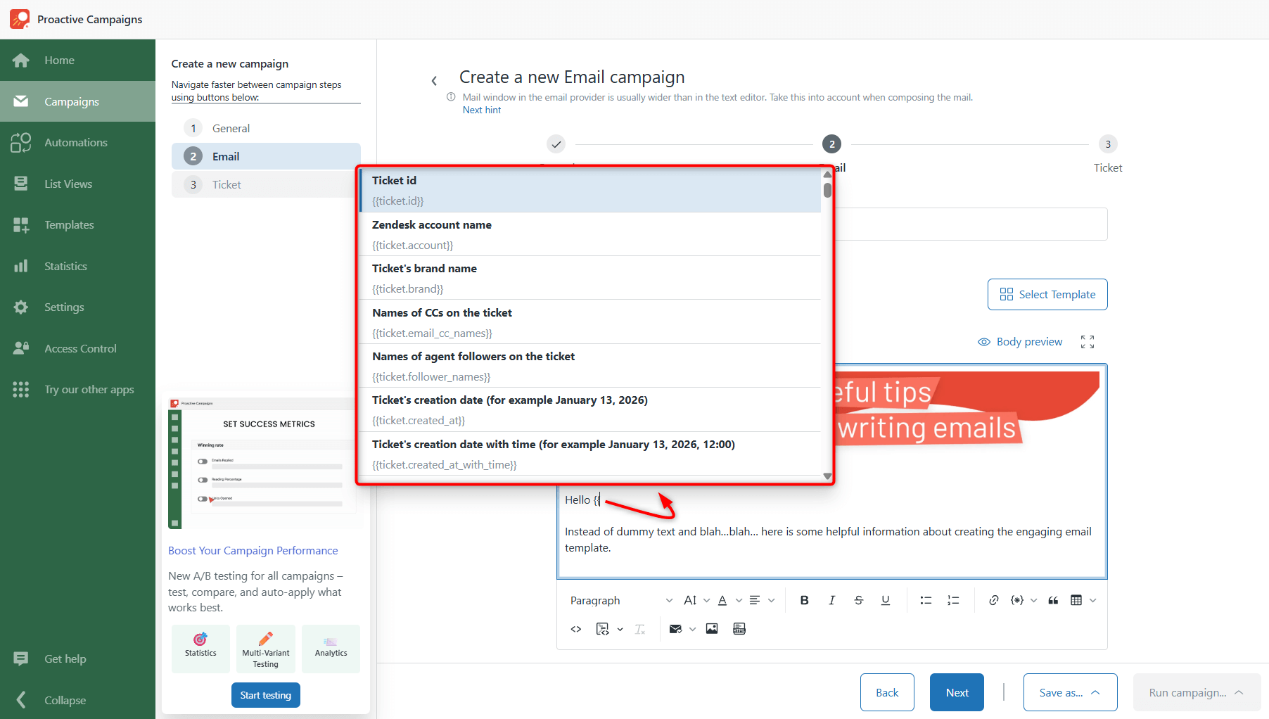 Placeholder Auto-Input Drop-Down